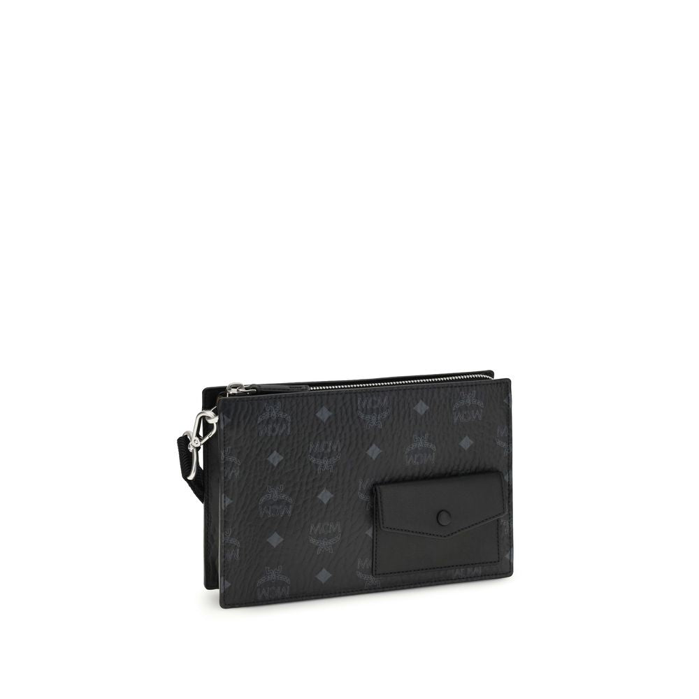 Black Calf Leather Bos Taurus Shoulder Bag