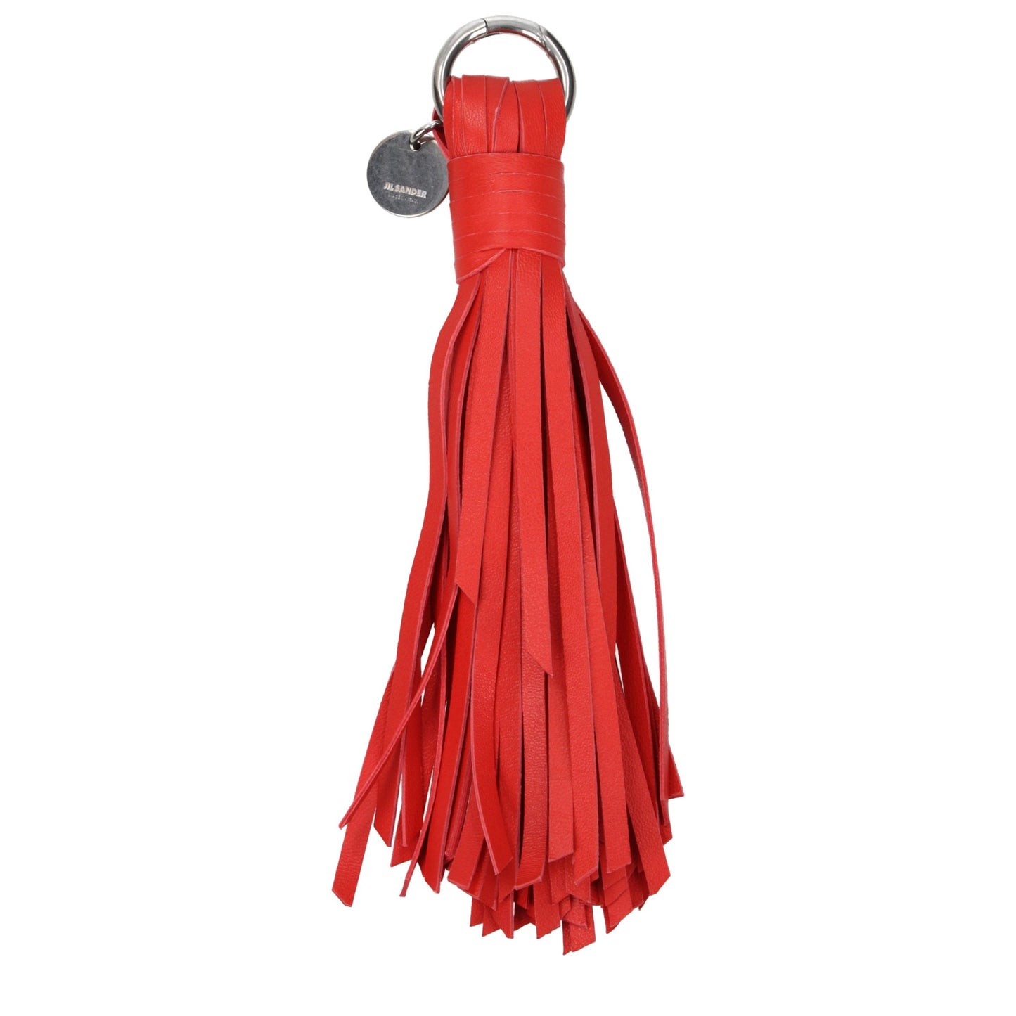 Red Leather Keychain