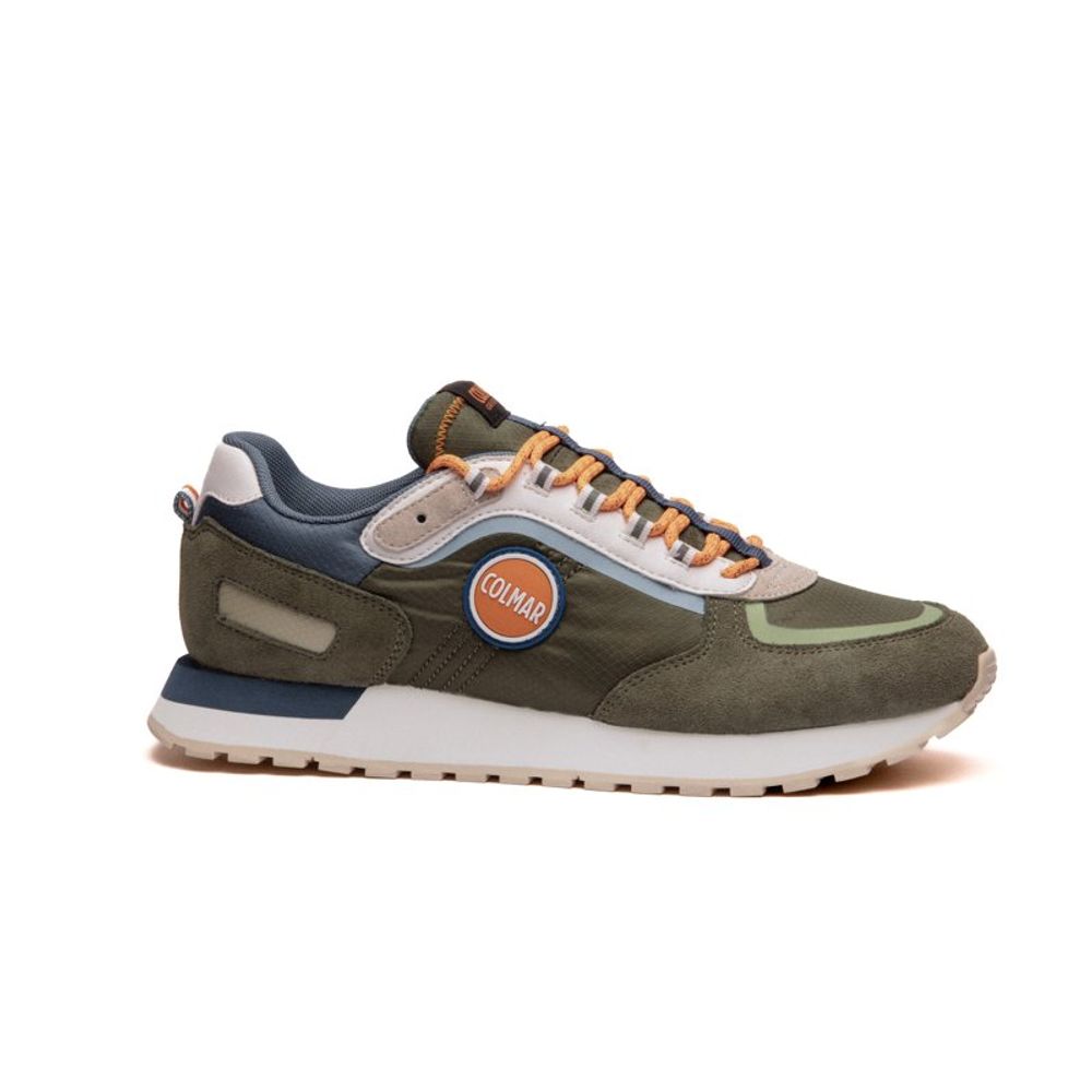 Multicolor Leather Athletic Sneakers