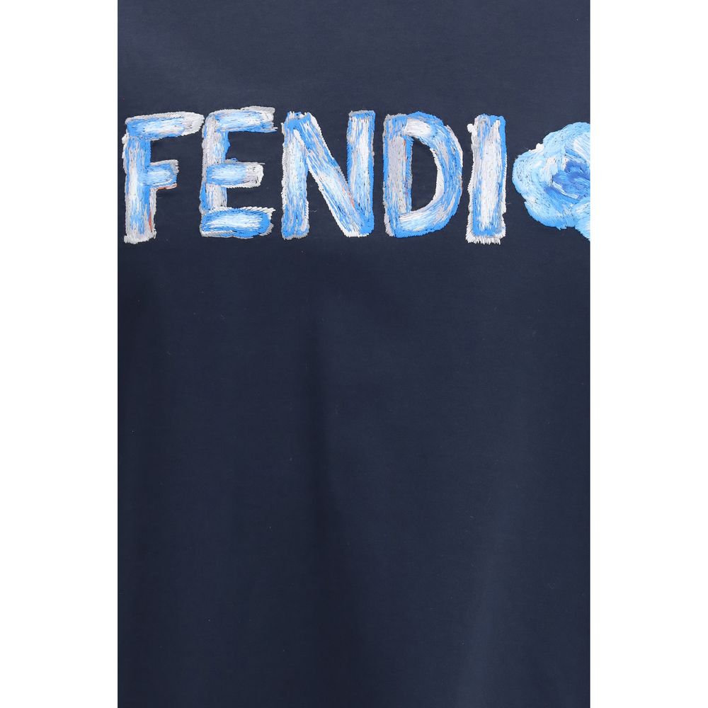 Blue Cotton T-Shirt
