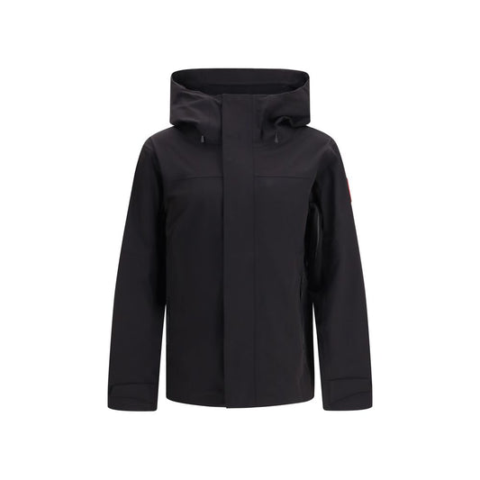 Black Polyester Rain Coat