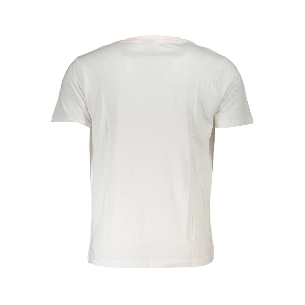 White Cotton Men's T-Shirt