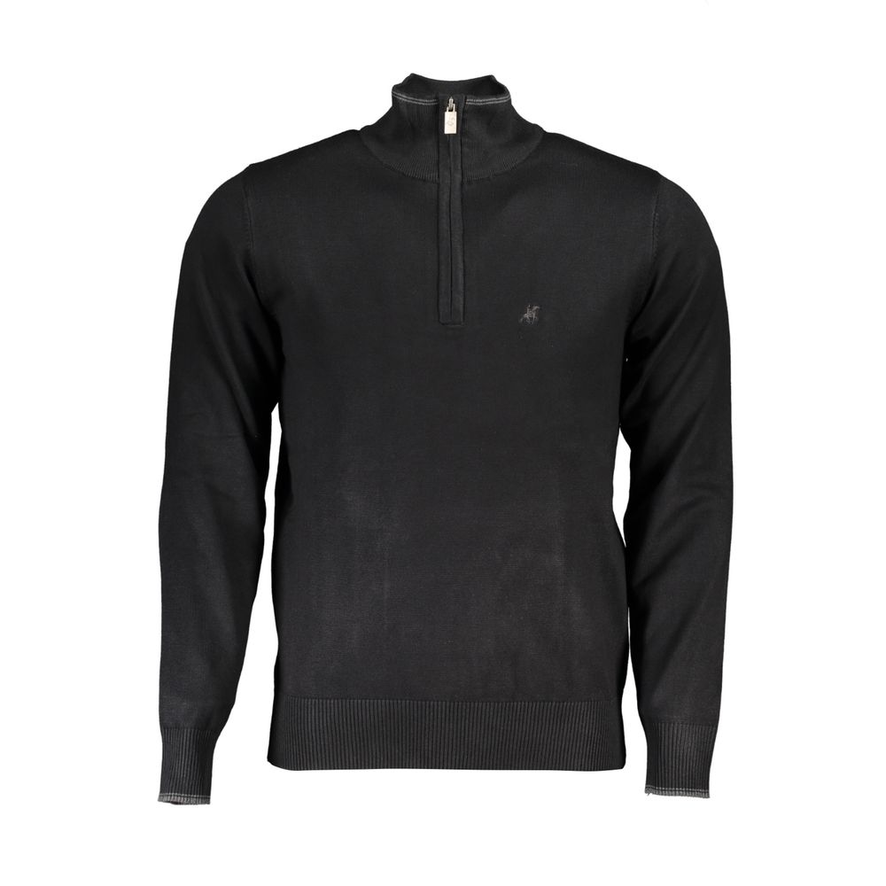 Black Nylon Sweatshirt