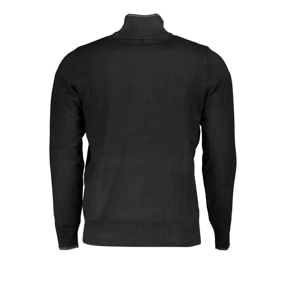 Black Nylon Sweatshirt