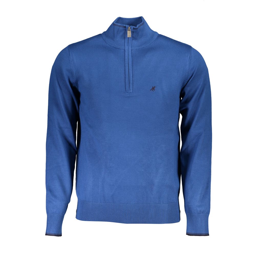 Blue Nylon Sweatshirt