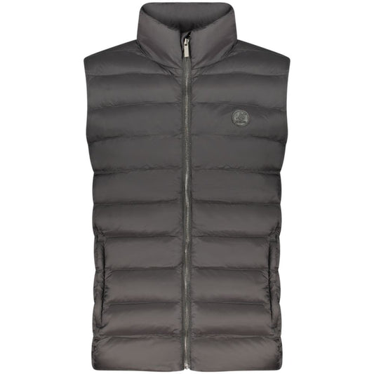 Black Polyester Men's Jacket