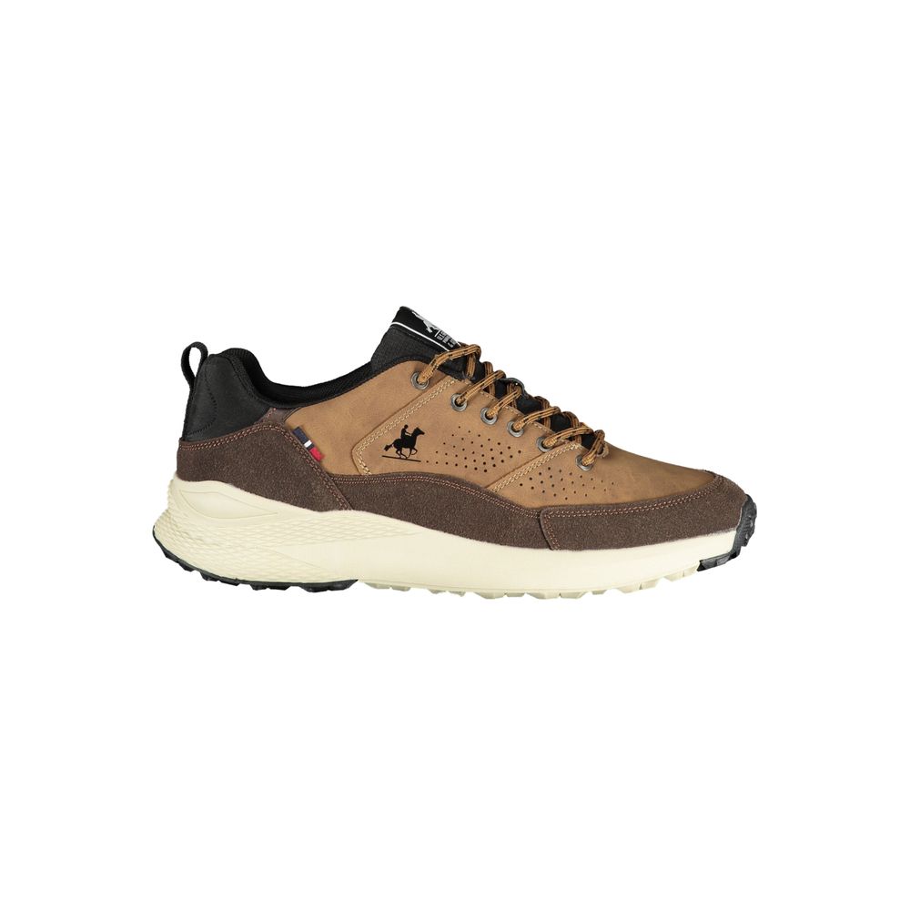 Marrone Poliestere Mens Sneaker