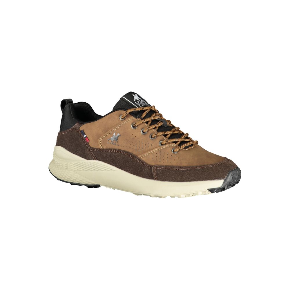 Marrone Poliestere Mens Sneaker