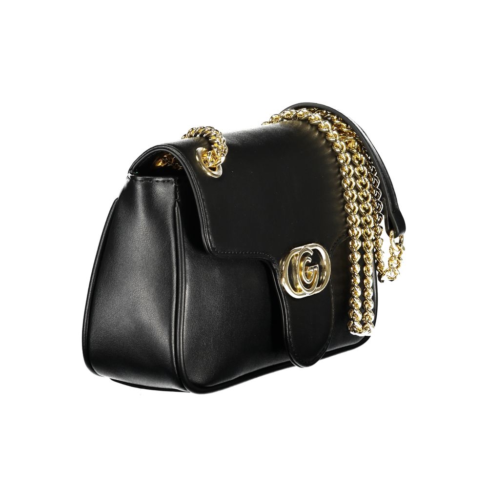 Nero Poliuretano Women Shoulder Bag