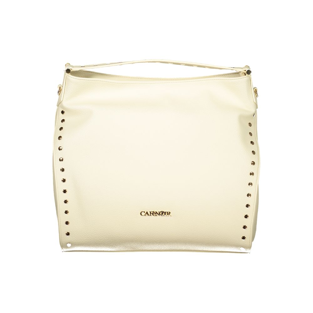 Beige Polyethylene Handbag