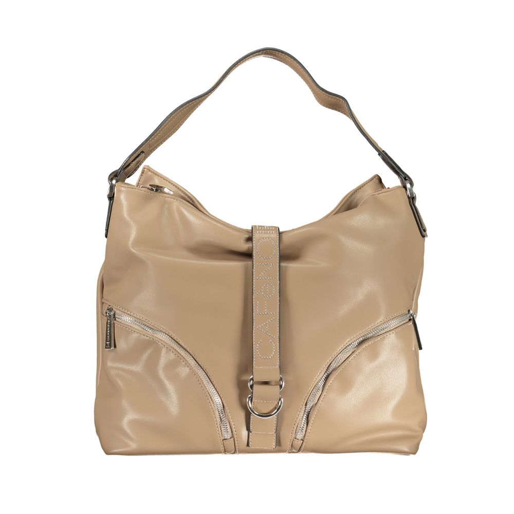Brown Polyethylene Handbag