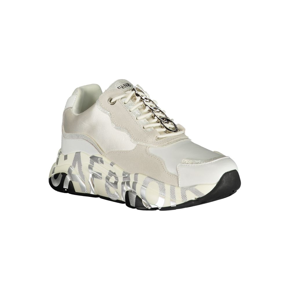 Bianco Polyurethane Women Sneaker