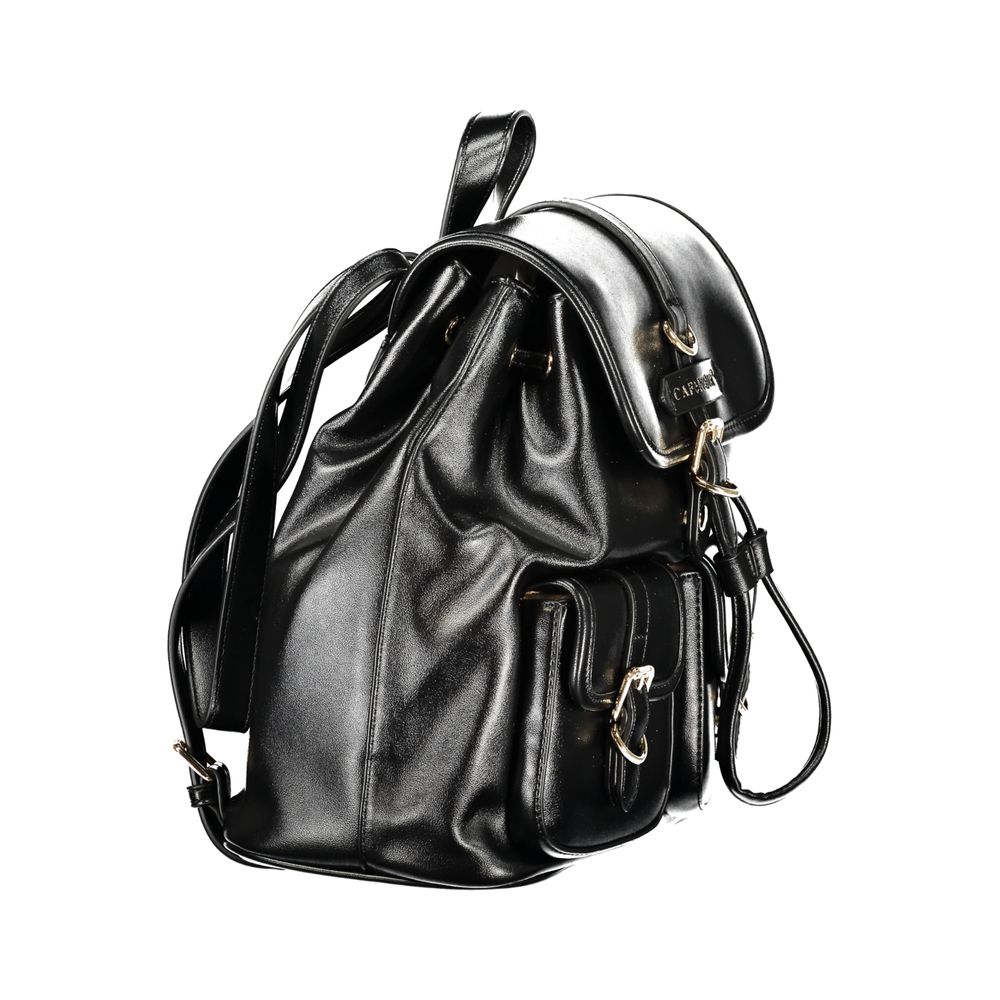 Black Polyethylene Backpack