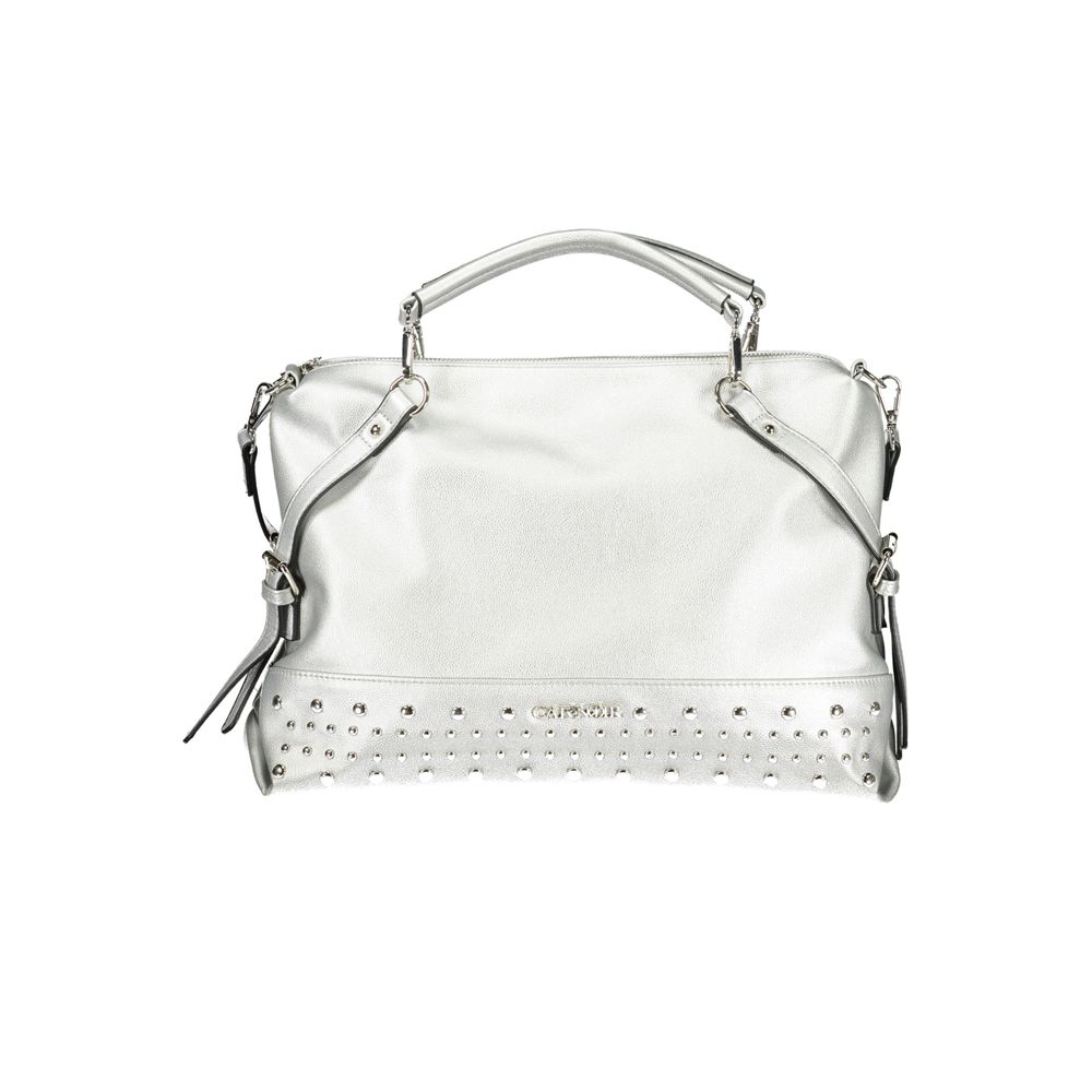 Gray Polyethylene Handbag