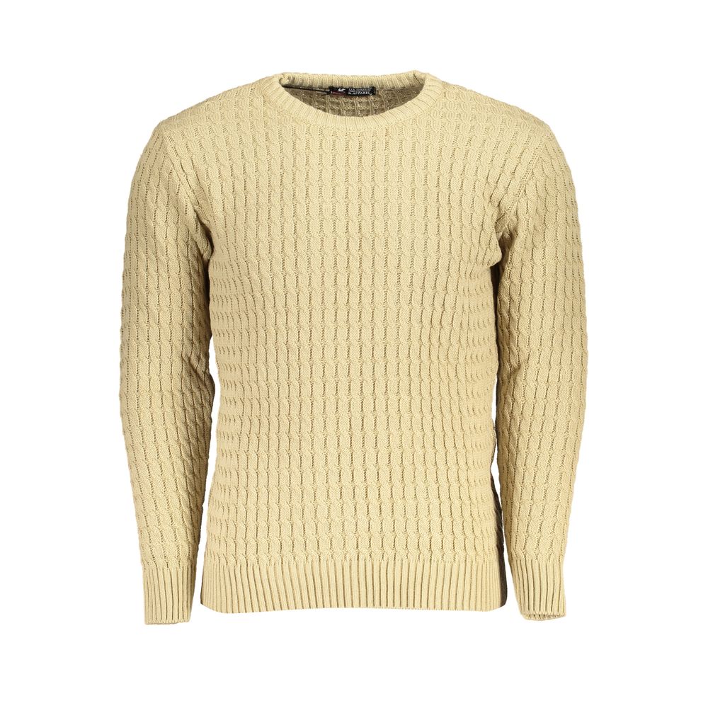 Beige Fabric Sweatshirt