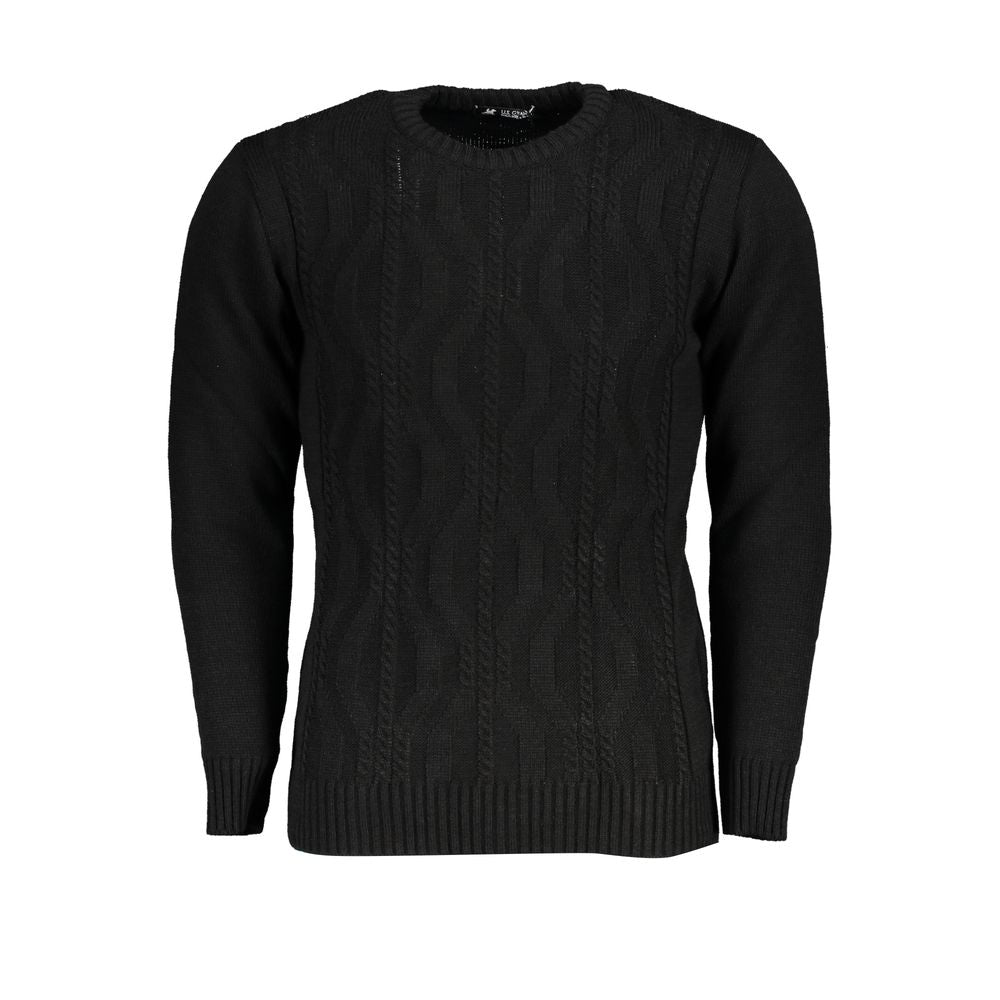 Black Fabric Sweatshirt