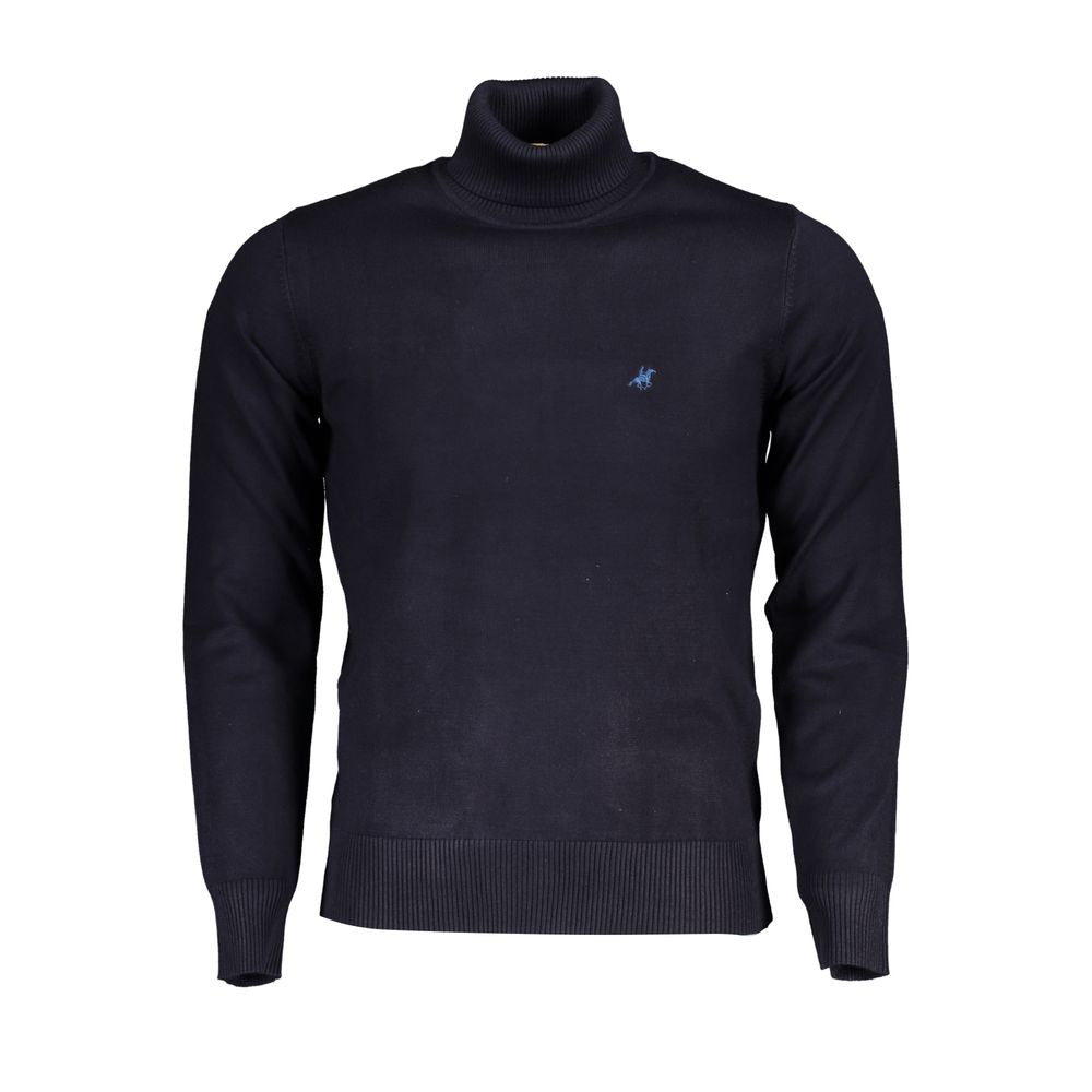 Blue Nylon Turtleneck