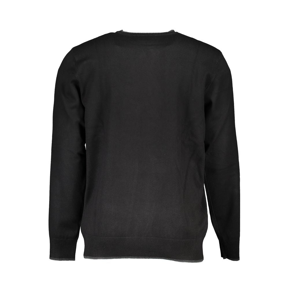 Black Nylon Sweatshirt
