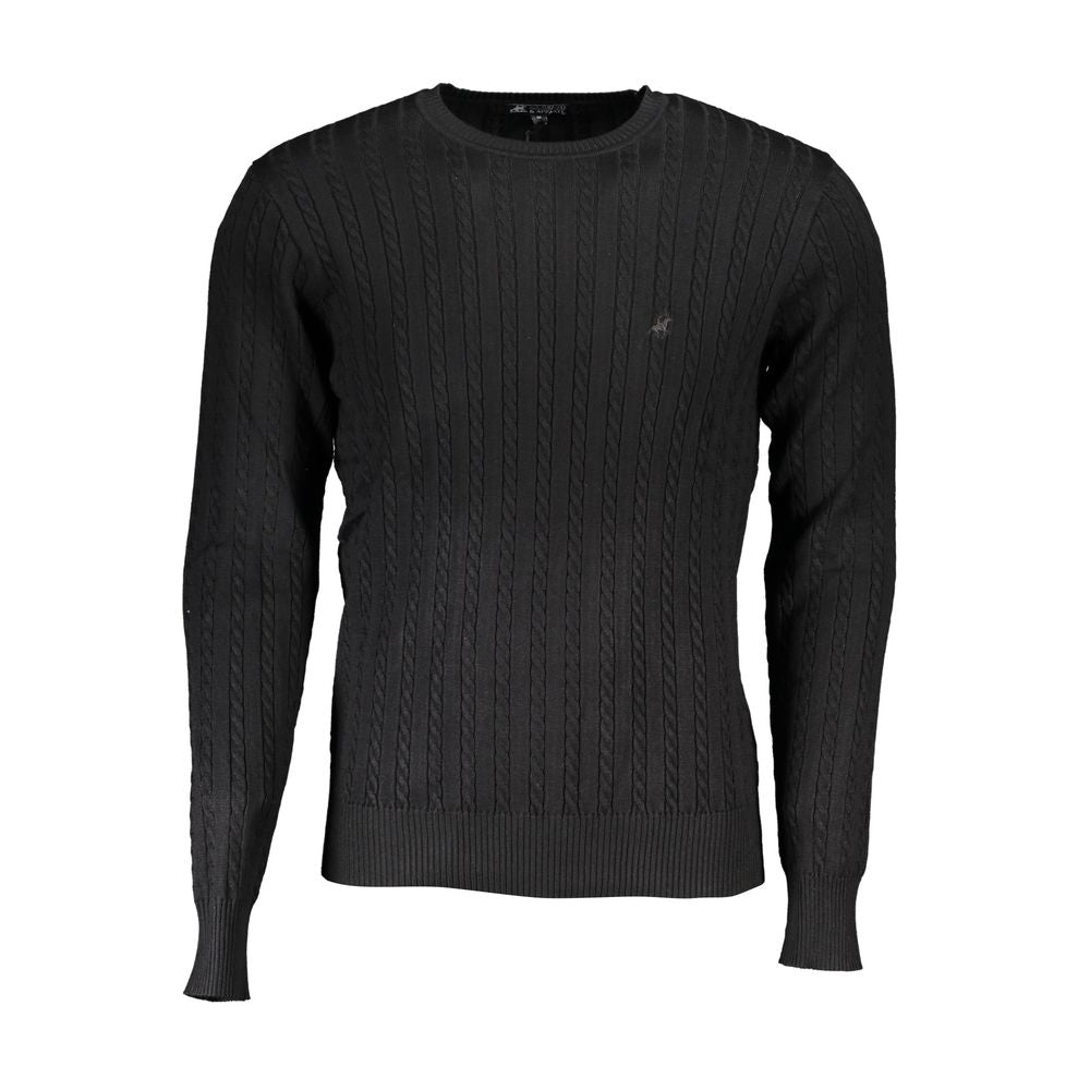 Black Nylon Sweatshirt