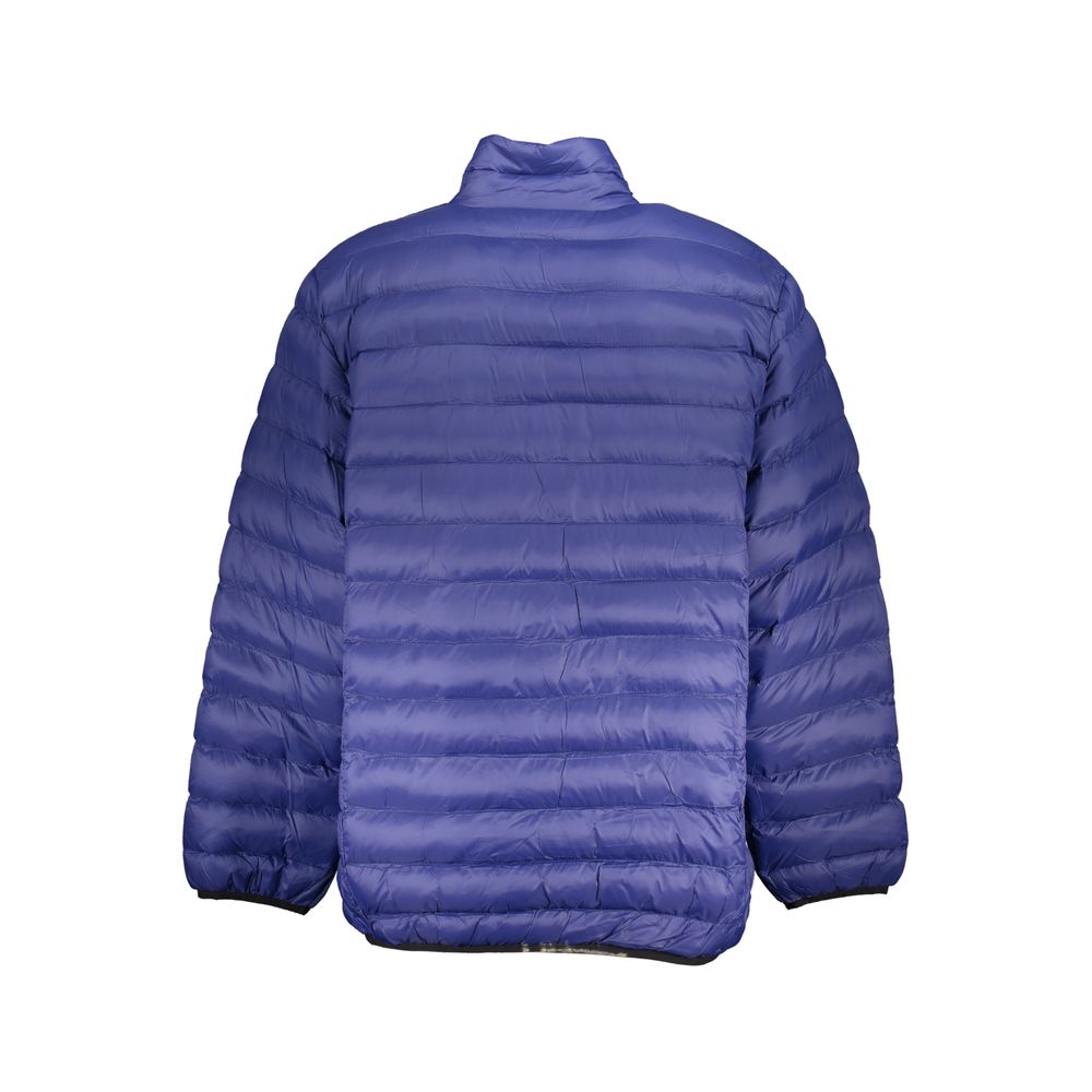 Blue Polyester Shell Jacket