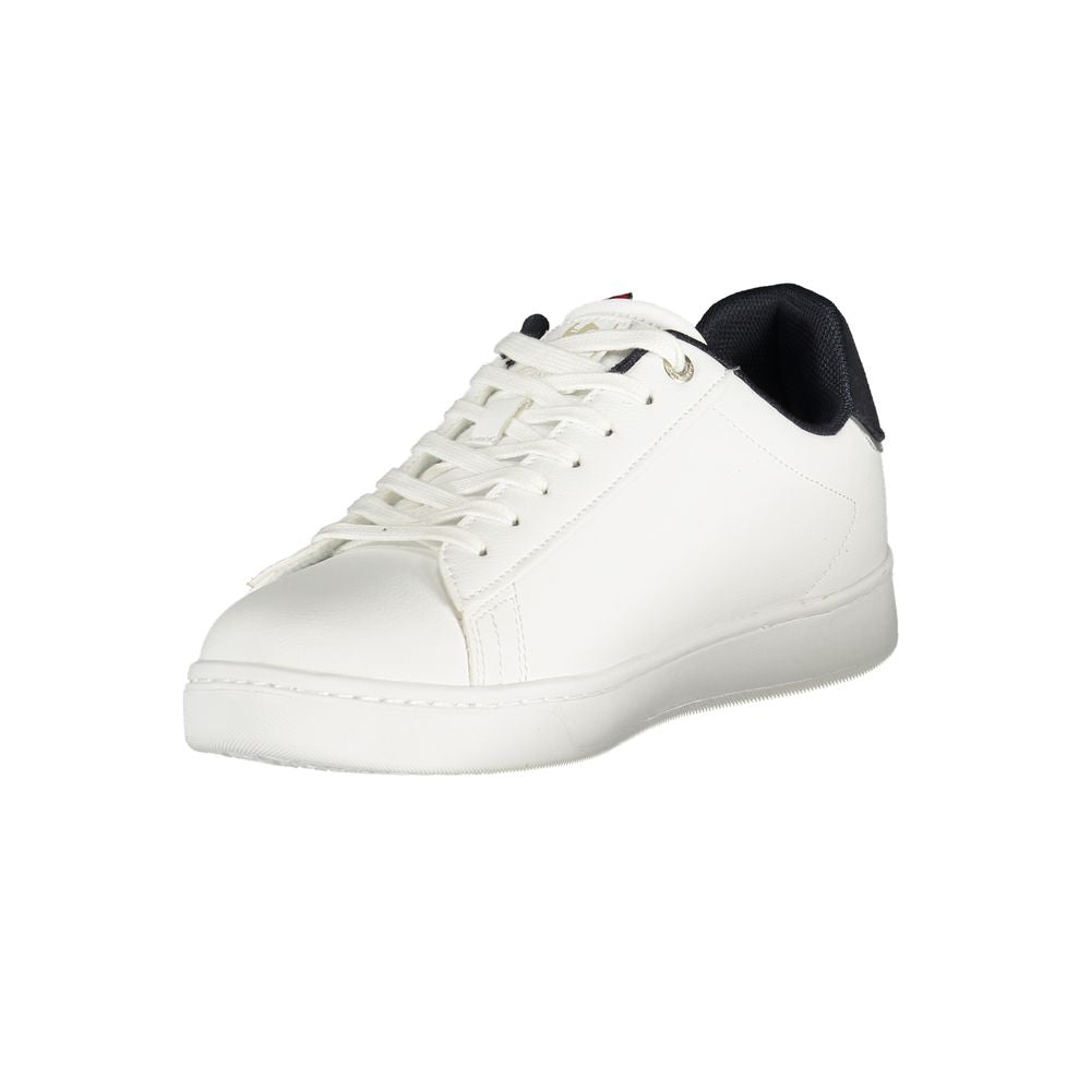 White Polyurethane Men's Sneaker