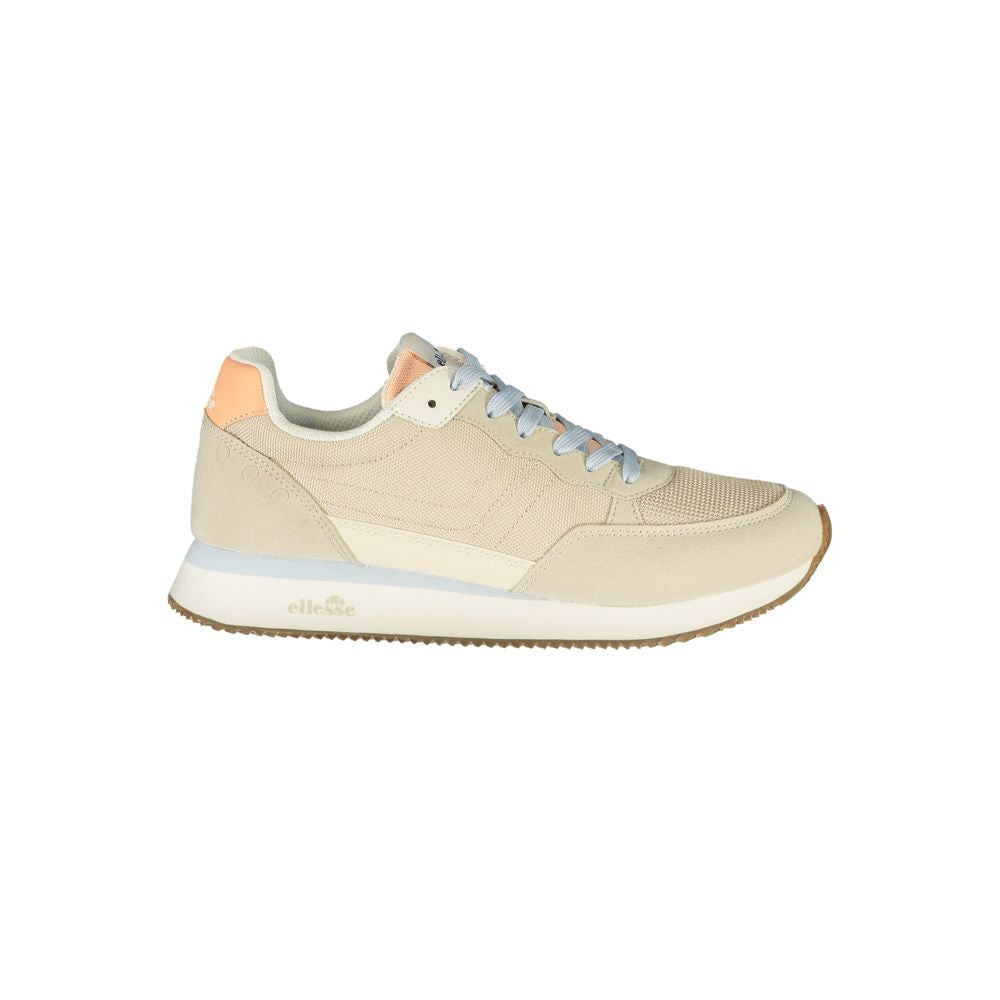 Beige Polyurethane Women Sneaker