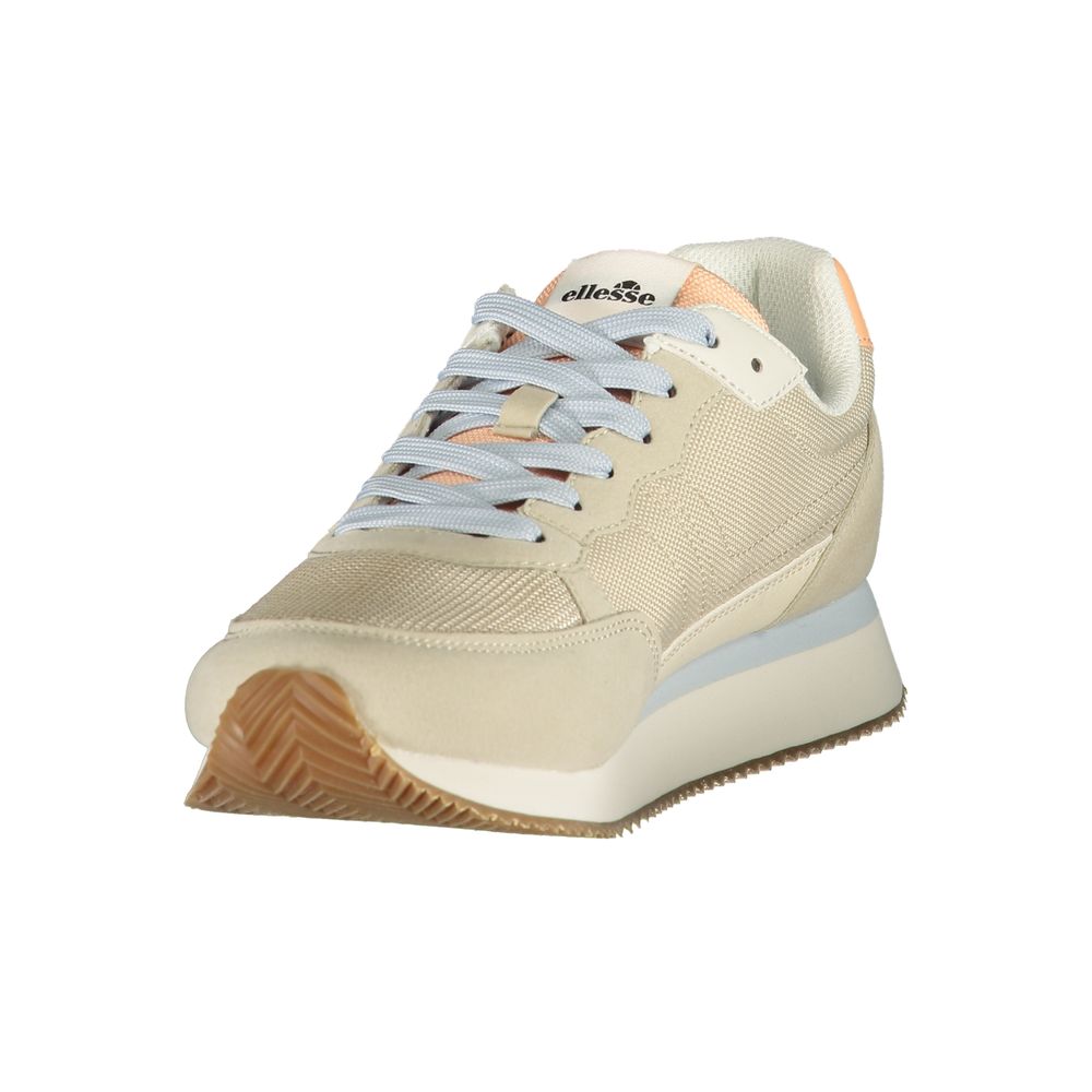 Beige Polyurethane Women Sneaker