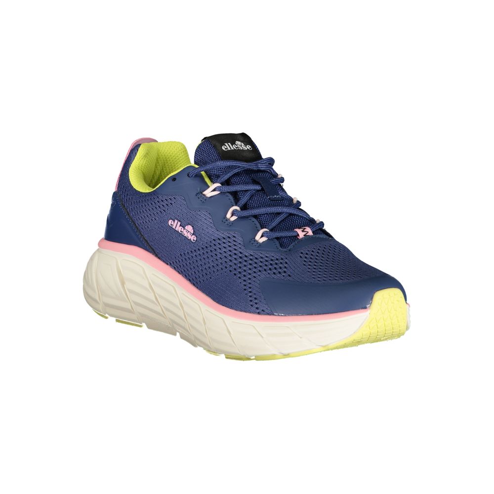 Blue Polyurethane Women Sneaker