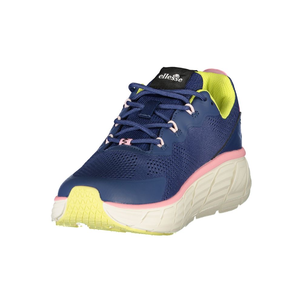 Blue Polyurethane Women Sneaker