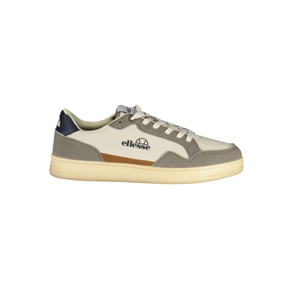 Gray Polyester Men Sneaker