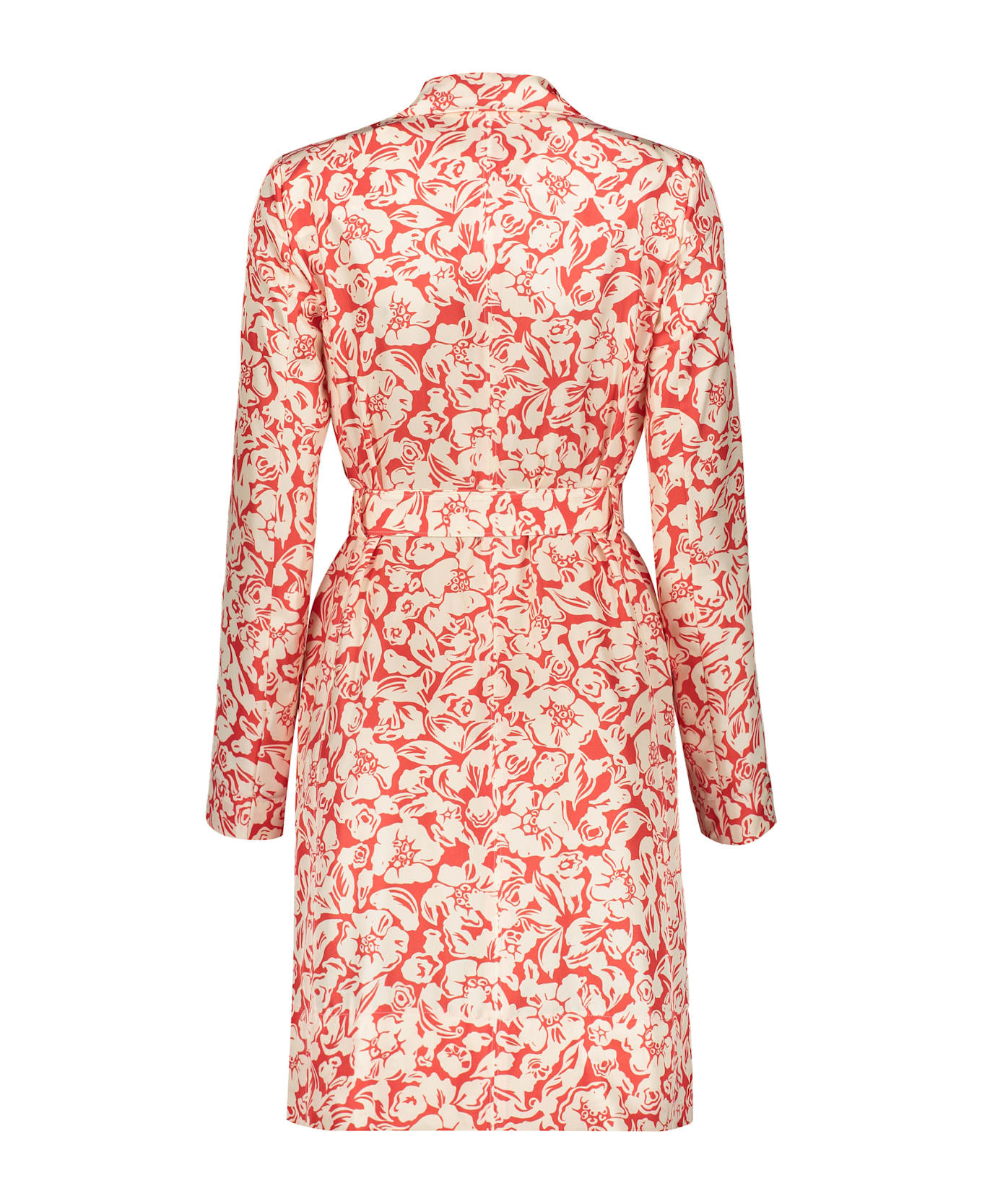 Multicolor Silk Casual Dress