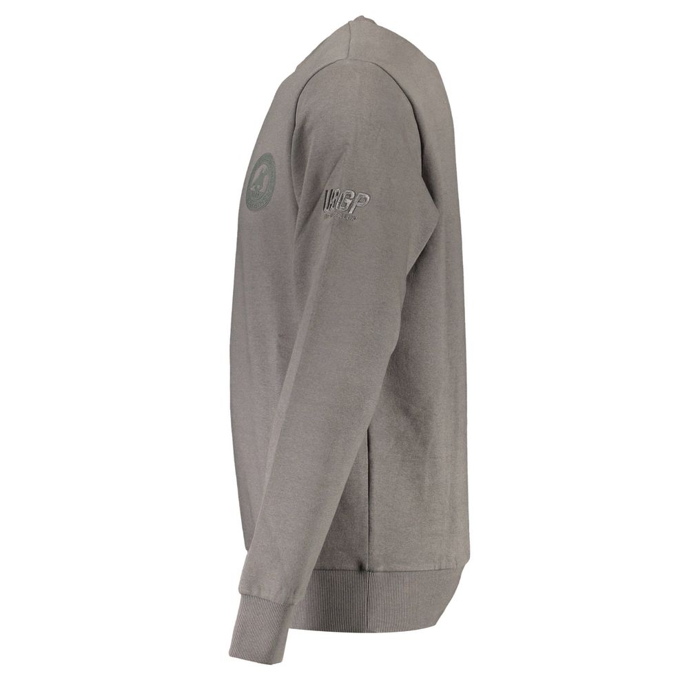 Grigio Cotton Men Sweatshirt