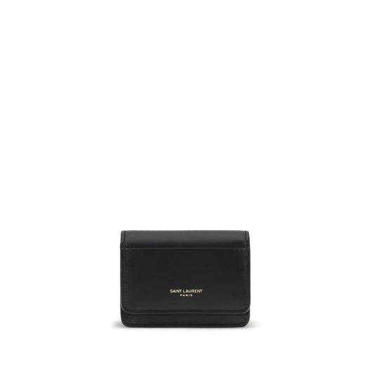 Black Calf Leather Bos Taurus Wallet