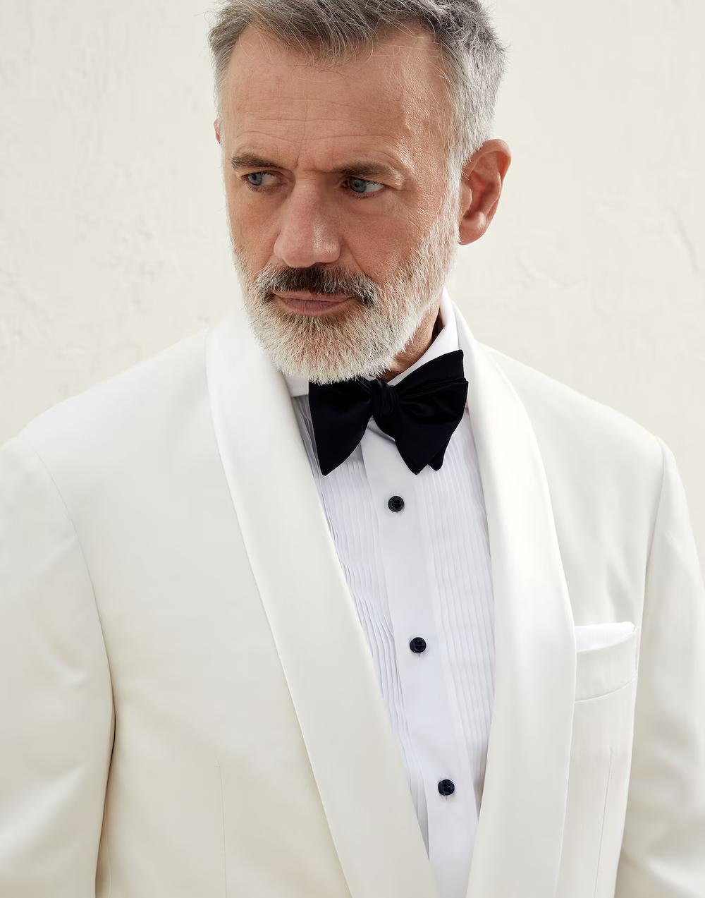 Bicolor Silk Blazer