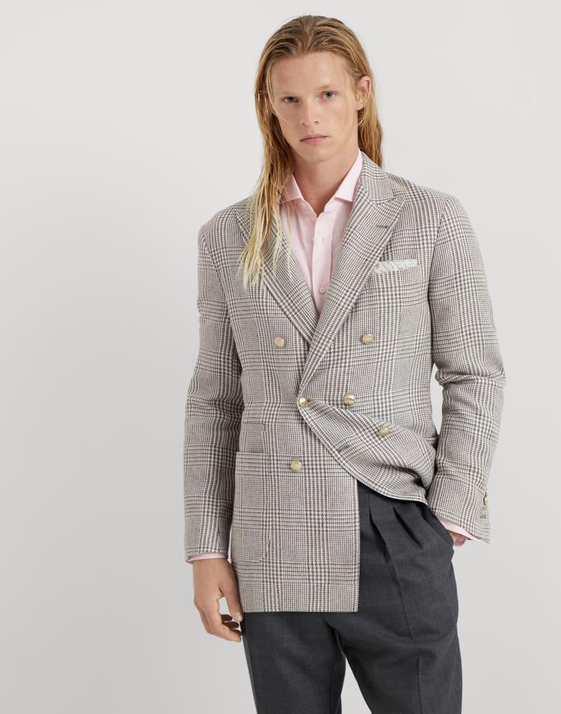 Multicolor Linen Blazer