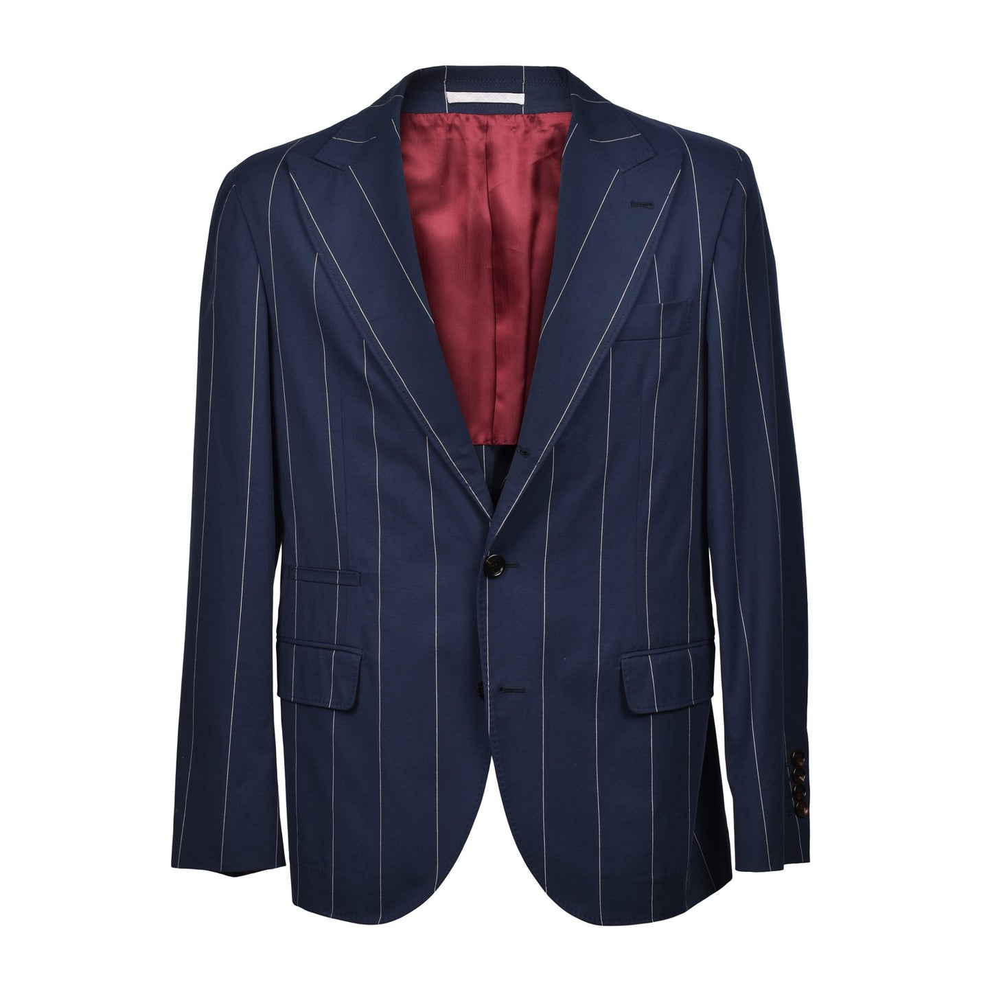 Navy Blue Cotton Blazer