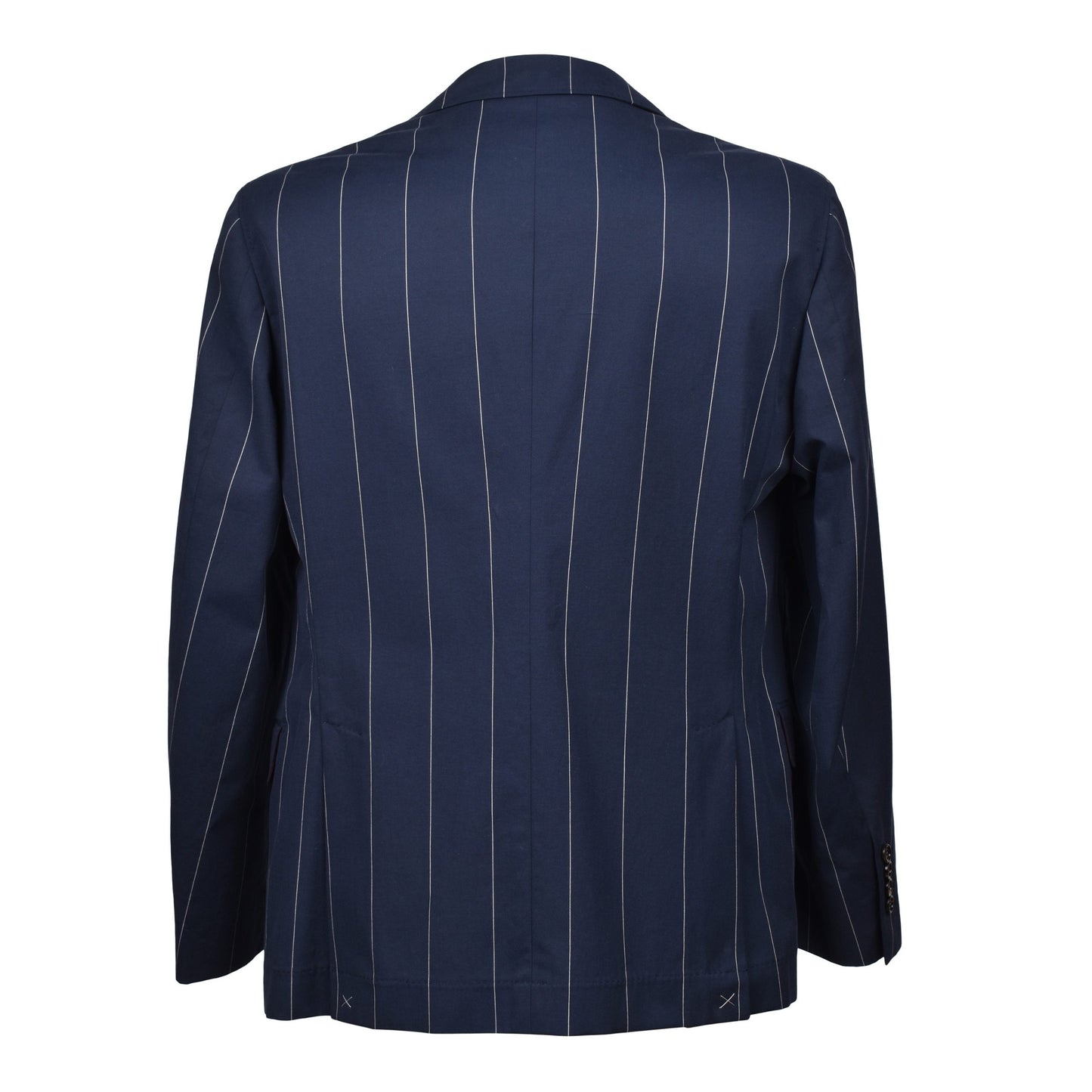 Navy Blue Cotton Blazer