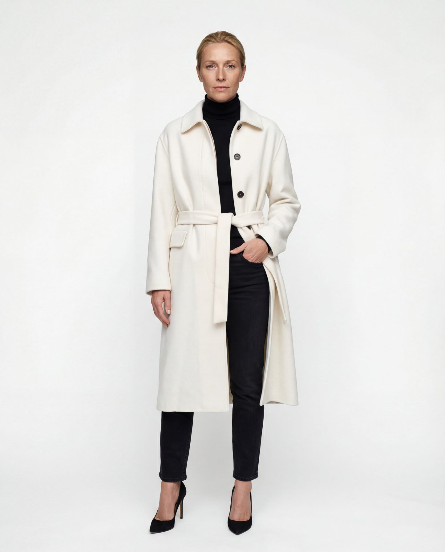 White Cashmere Coat
