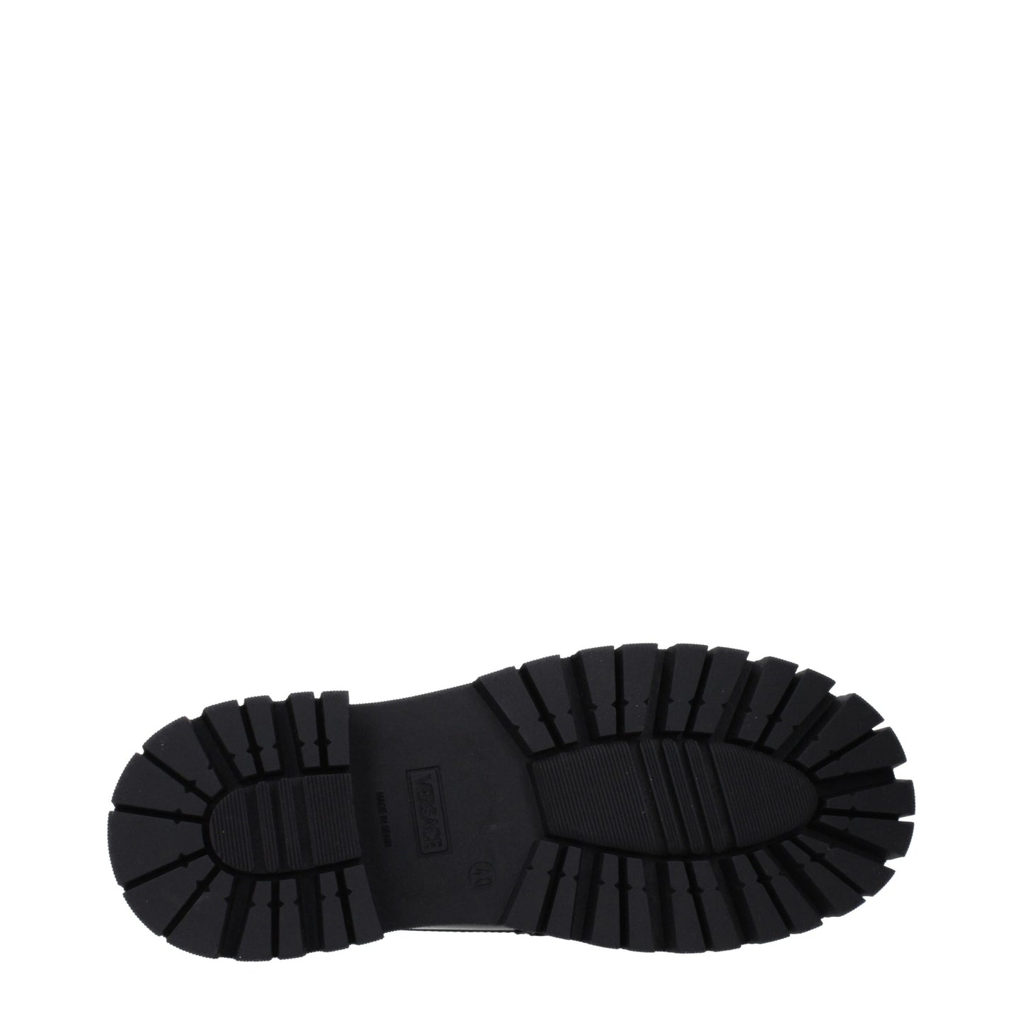Black Leather Platform Loafers