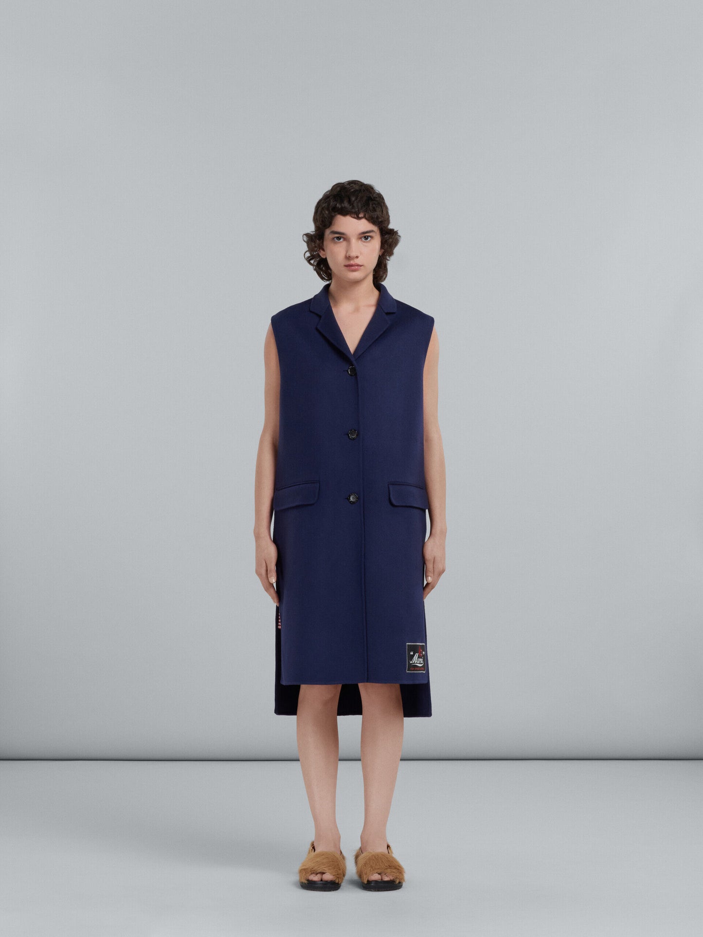 Blue Fibres Waistcoat