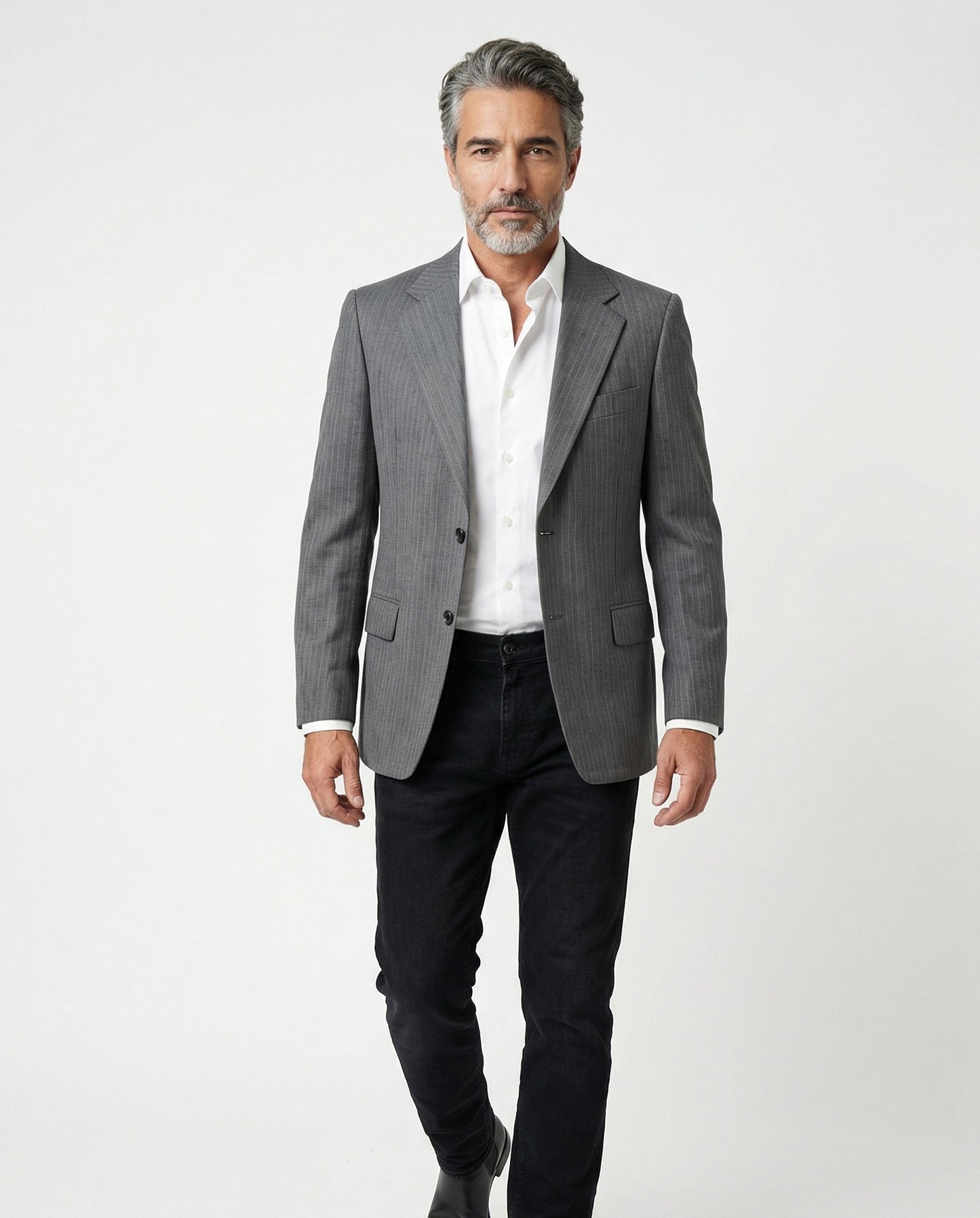 Gray Wool Blazer