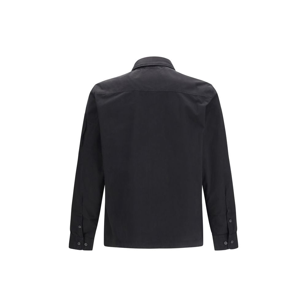 Black Cotton Denim Jacket