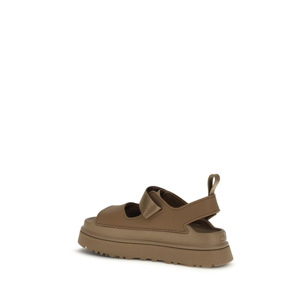 Brown Recycled Polyester Sandals