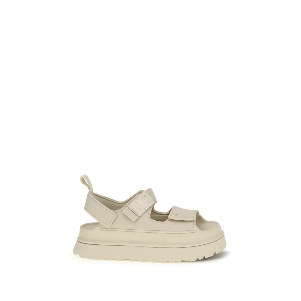 Beige Recycled Polyester Sandals