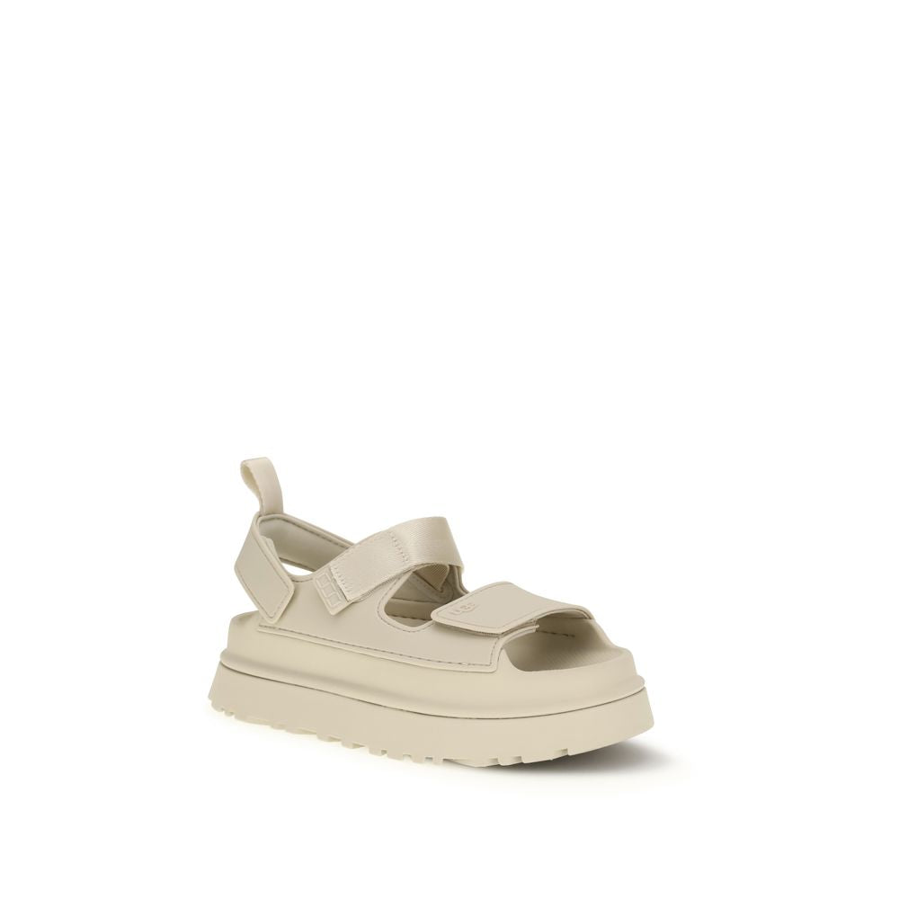 Beige Recycled Polyester Sandals