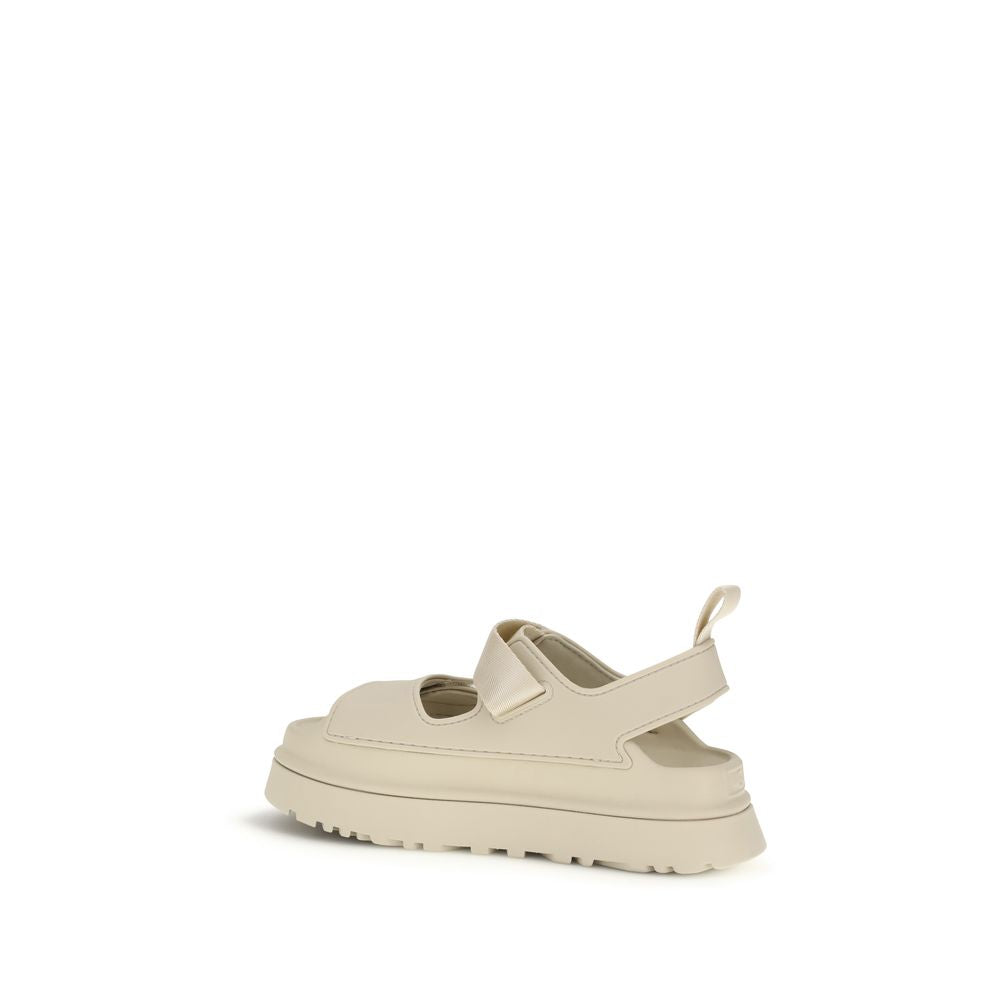 Beige Recycled Polyester Sandals