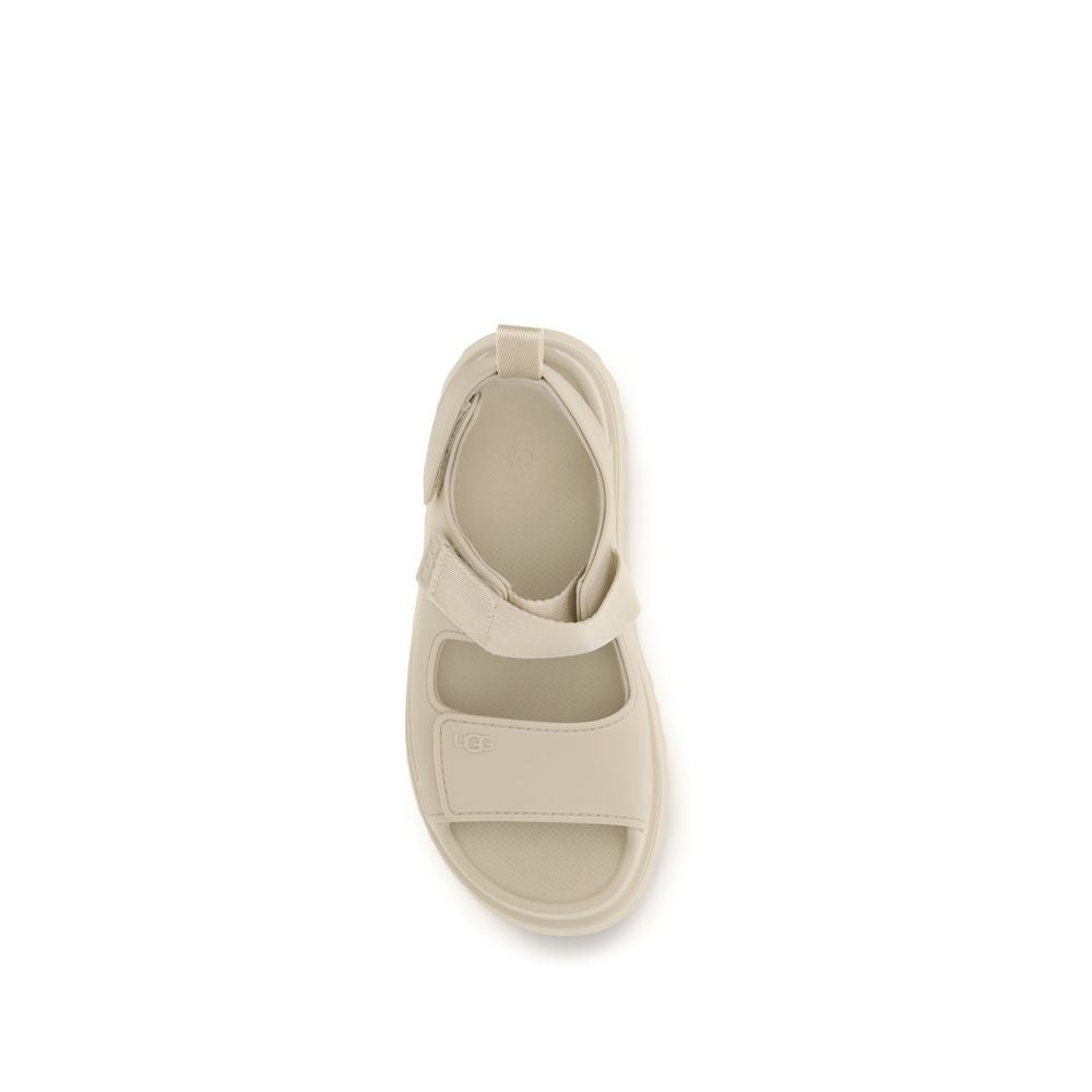 Beige Recycled Polyester Sandals