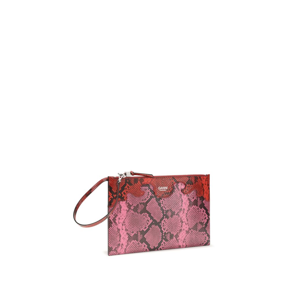 Multicolor Polyester Clutch Bag