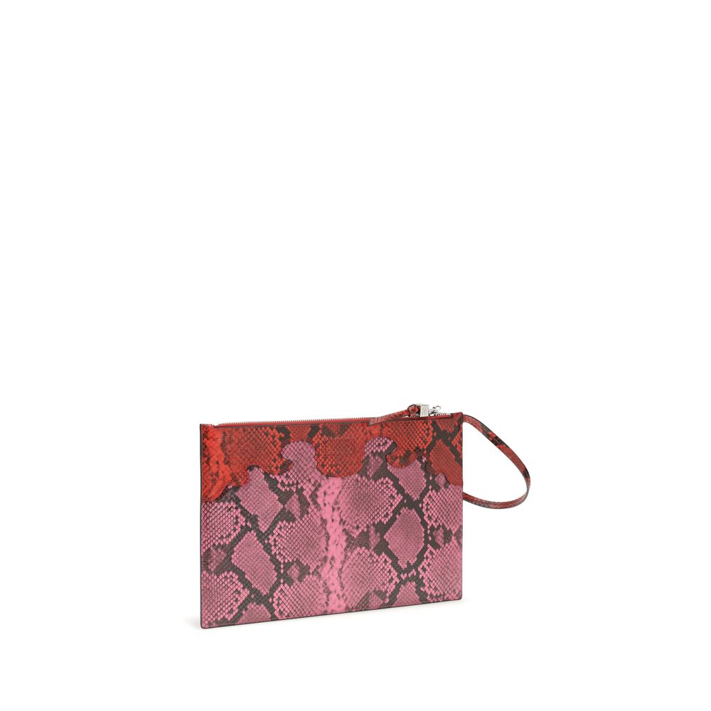 Multicolor Polyester Clutch Bag
