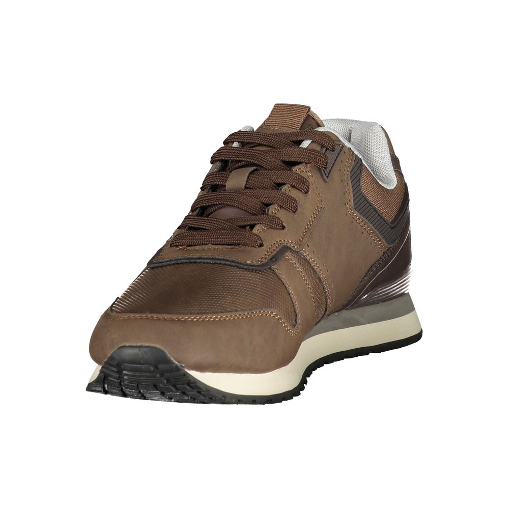 Marrone Poliestere Mens Sneaker